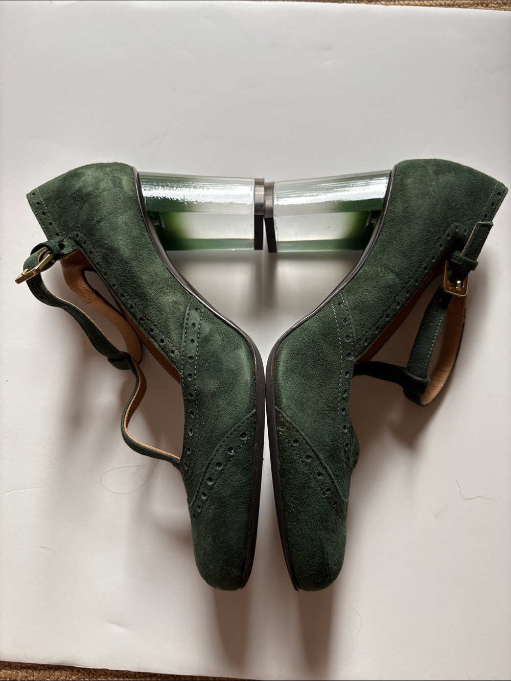 Ann Mashburn Lucite, Acrylic Heels - Picture 3 of 13